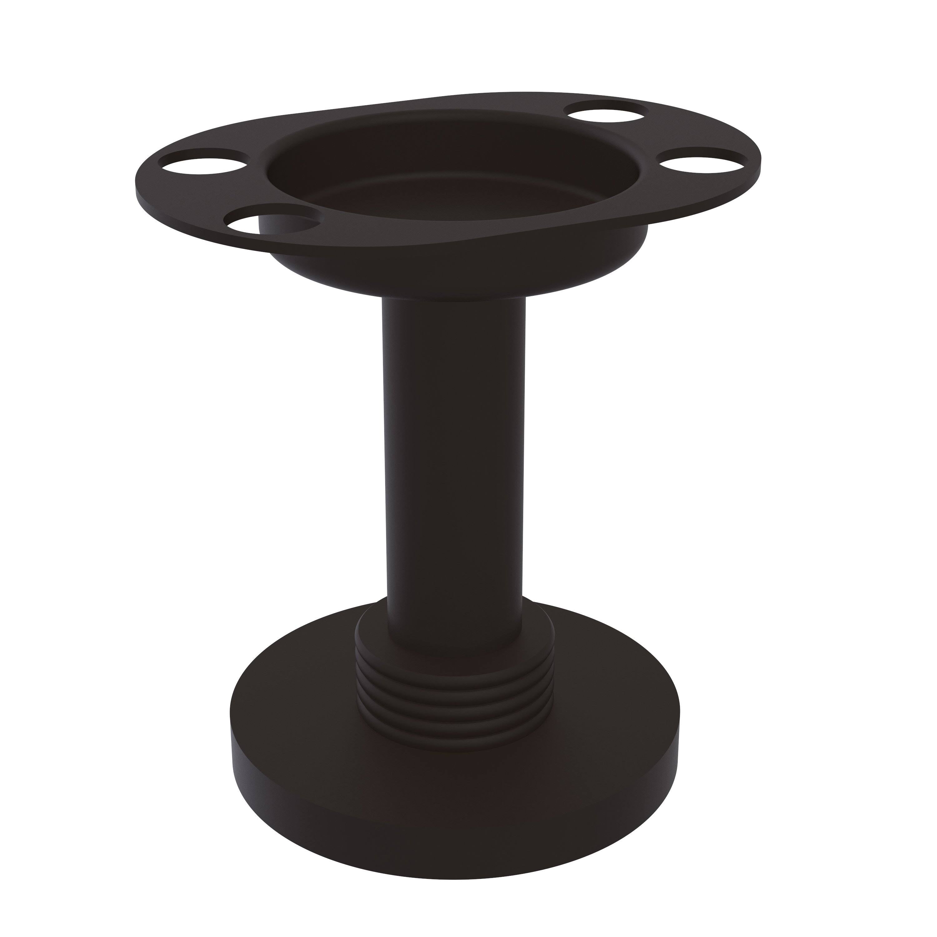 Oil Rubbed Bronze Vanity Top Tumbler and Toothbrush Holder C53182