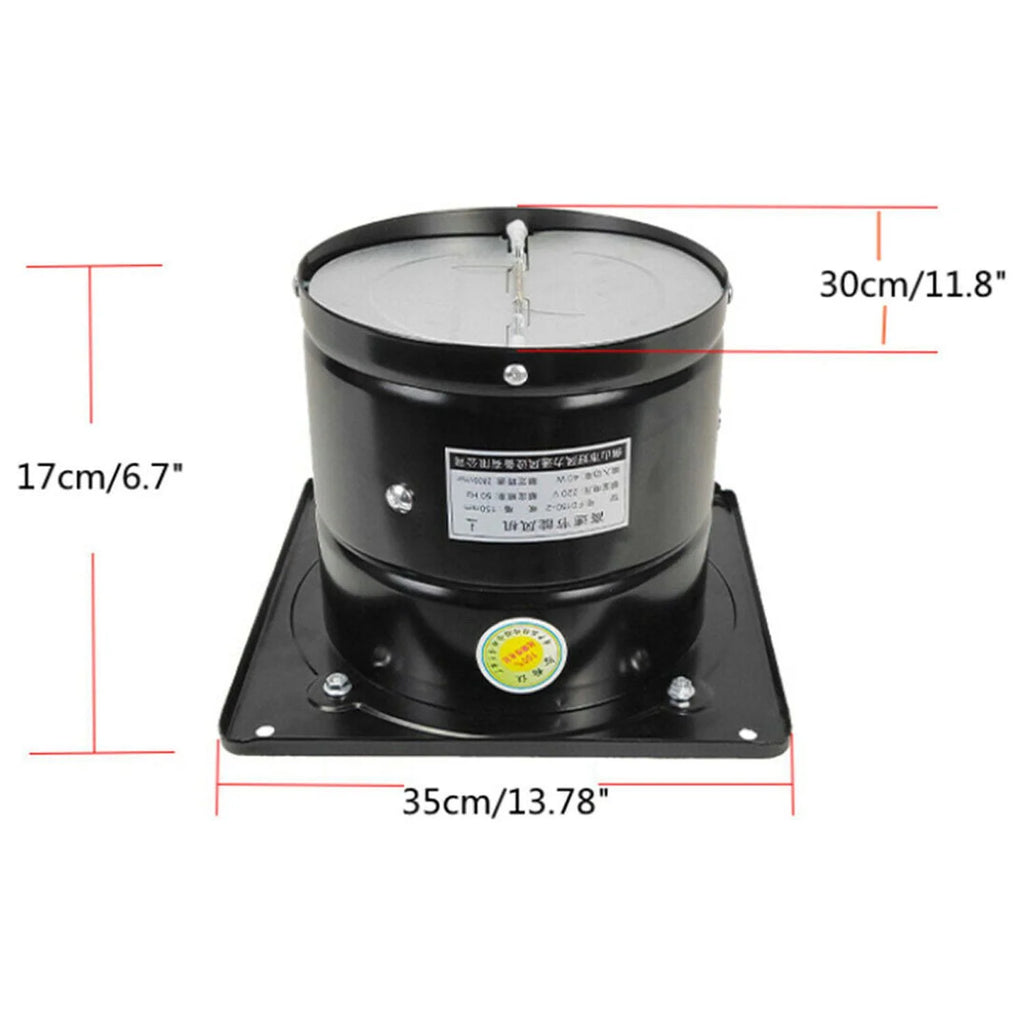 12" Wall Mounted Exhaust Fan Blower Ventilation Extractor C51596