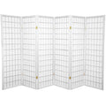 White 6 Panel Shoji Screen Z168