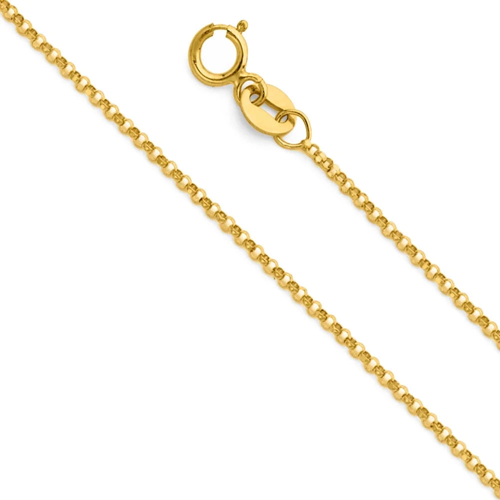 14K Yellow Gold Diamond-Cut Heart-Shaped Initial Letter Pendant with 16" Chain Necklace A88213
