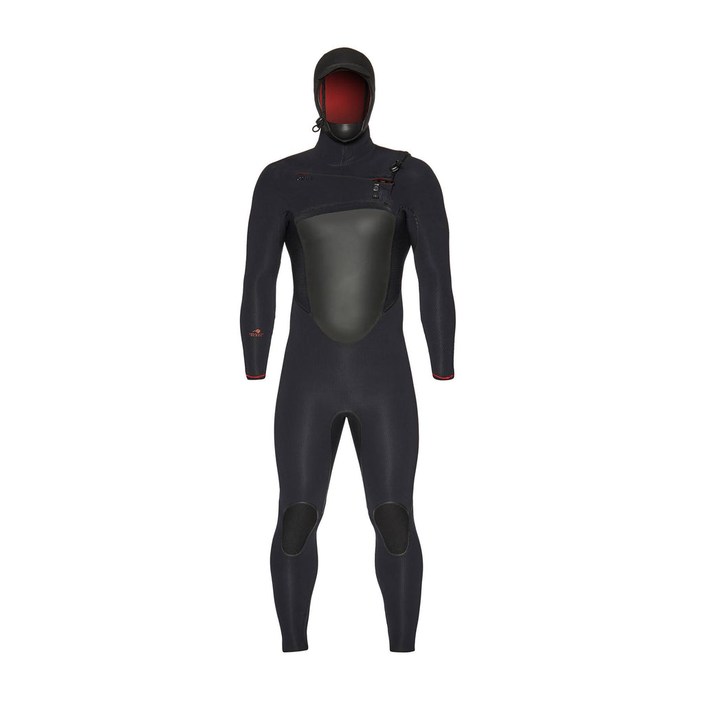 Black 5/4mm Hooded Wetsuit I919