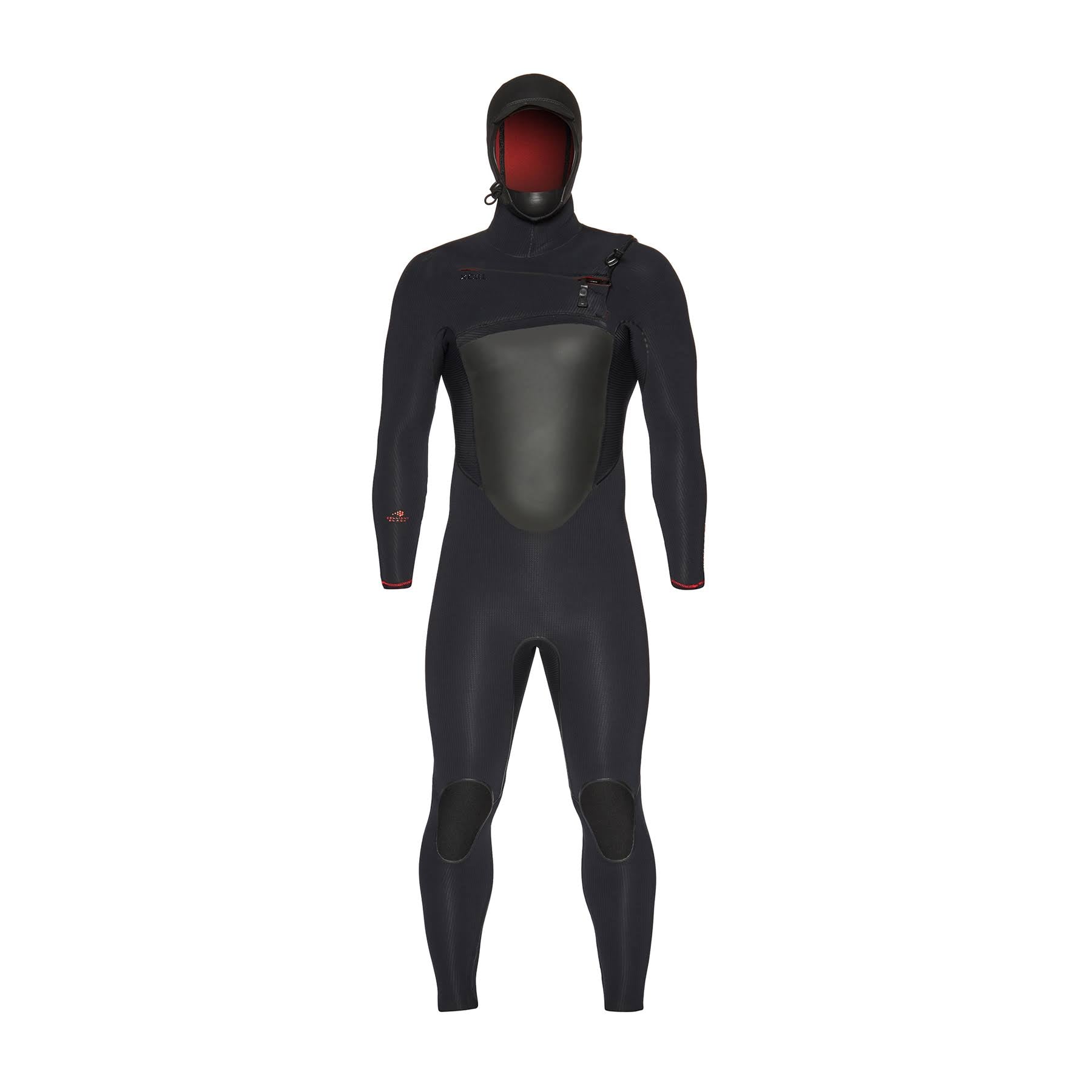 Black 5/4mm Hooded Wetsuit I919