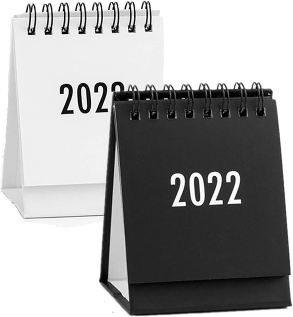 Grey Mini Desk Calendar 2022 N90231