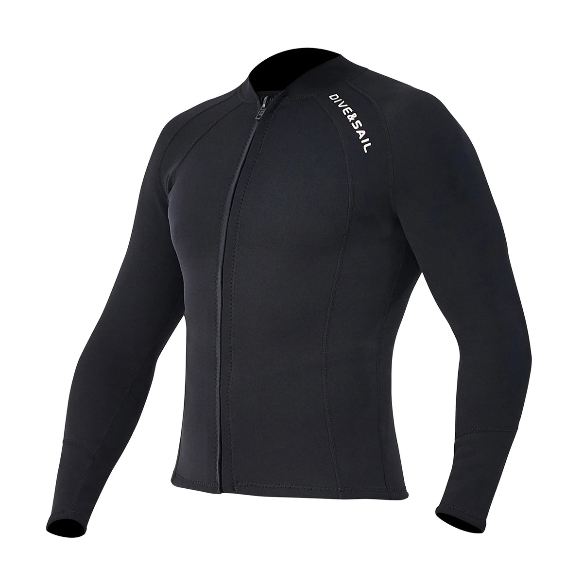 2mm Neoprene Front Zipper Wetsuits Jacket Long Sleeves M4531
