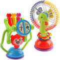 Baby Rattle Toys with Suction Cup Grab Shaker and Spin F97935