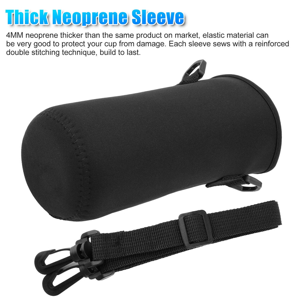 2Pcs Insulated Water Bottle Bags with Adjustable Shoulder Strap Z5220