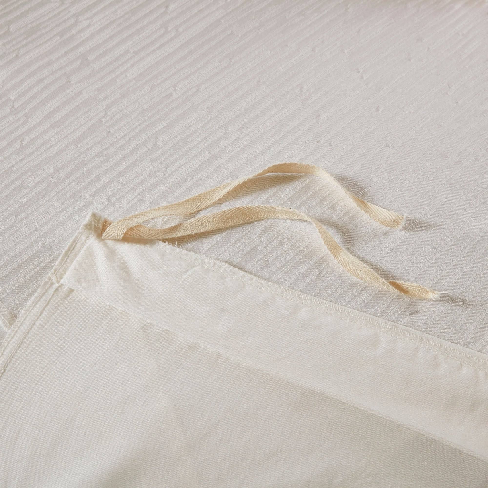 Cotton Blend Duvet Cover Set (White - King) X87936