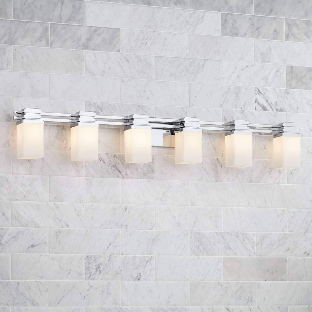 6-Light Chrome Bath Light U305