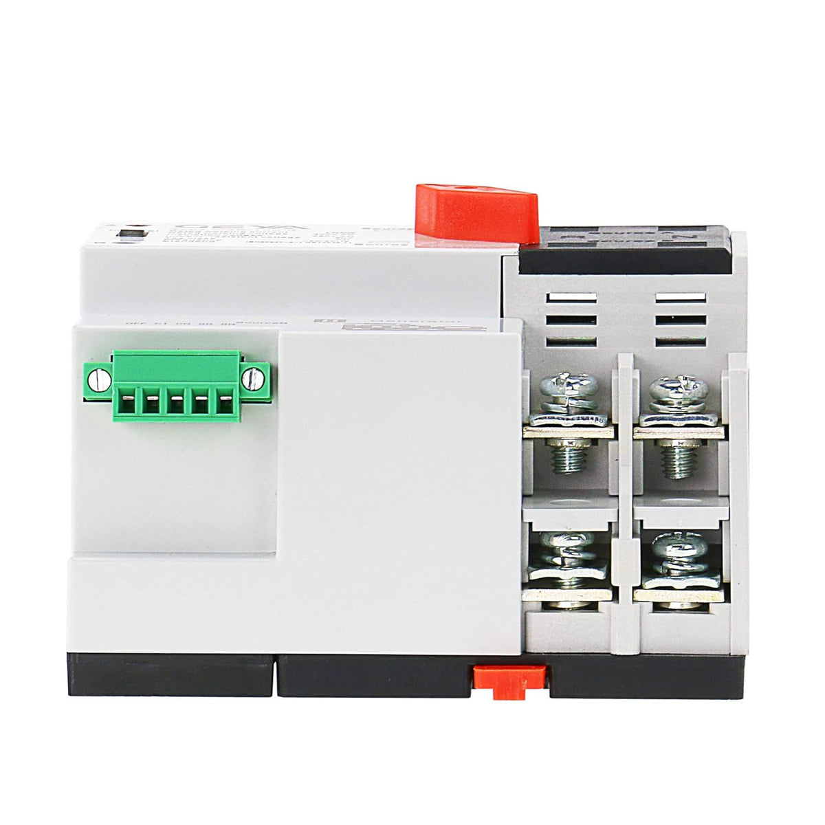 Mini ATS 2P Automatic Transfer Switch Dual Power Switch Din Rail Type 63A 100A X2983