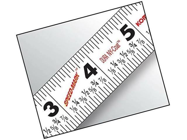 25 ft x 1 in White Speed Mark Tape Measure 4-Pack C84305
