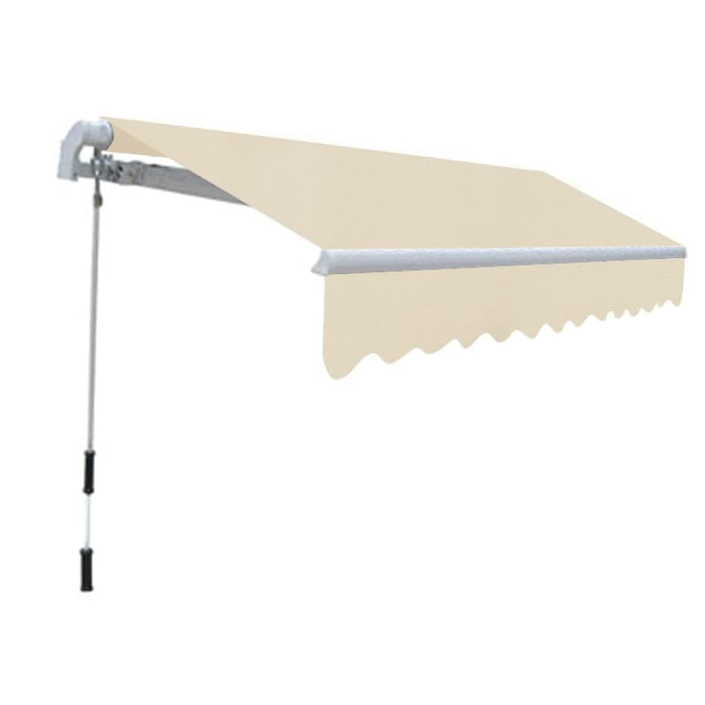 Folding Awning Manual Operated 118.1" Cream M8216