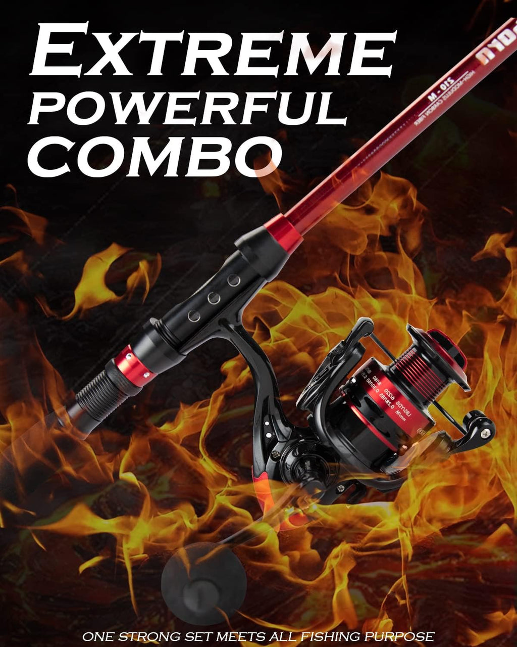 Telescopic Fishing Rod and Reel Combo with Carrier Case Bag R711308