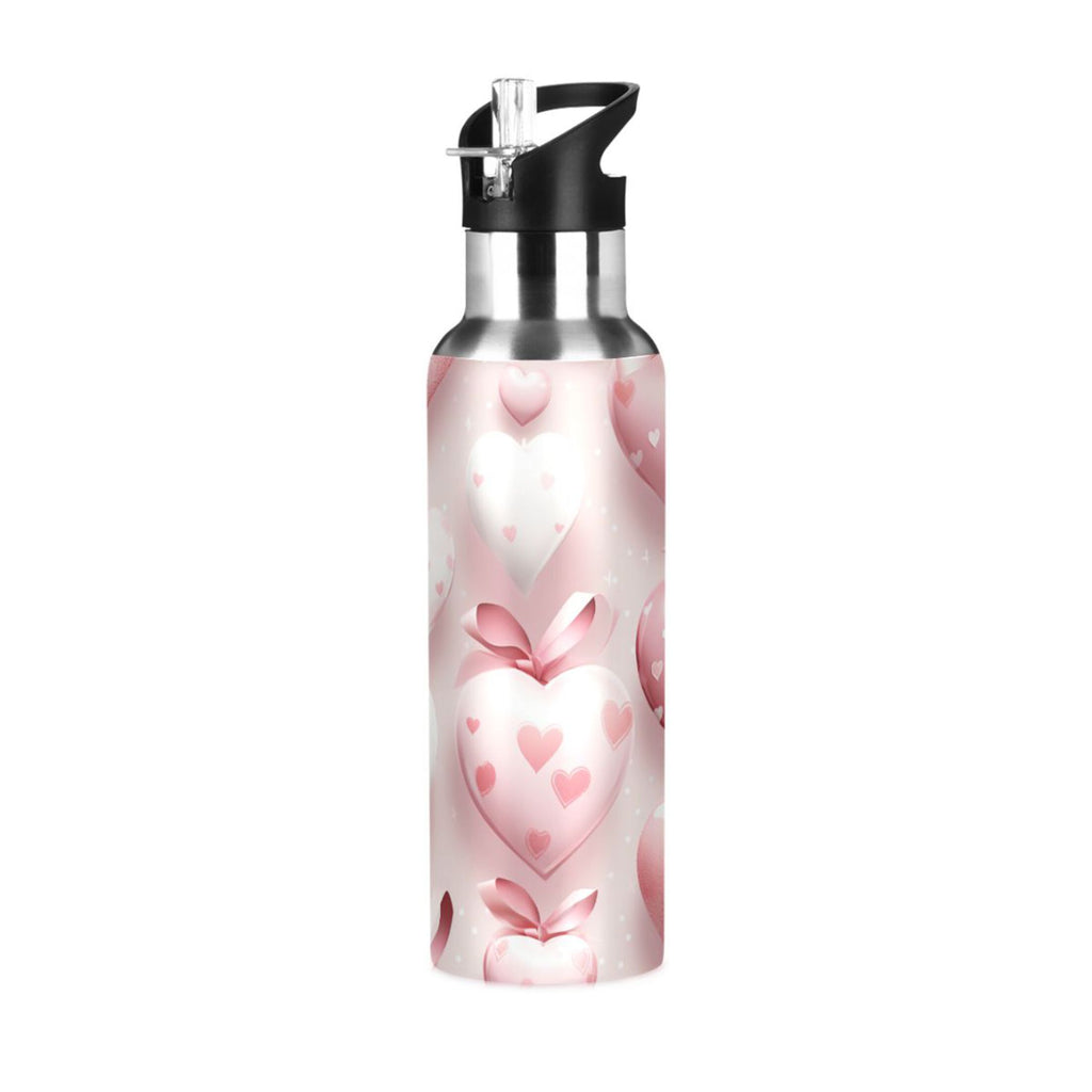 Insulated Thermos Stainless Steel Water Bottle with Straw Lid, 20 oz R17846