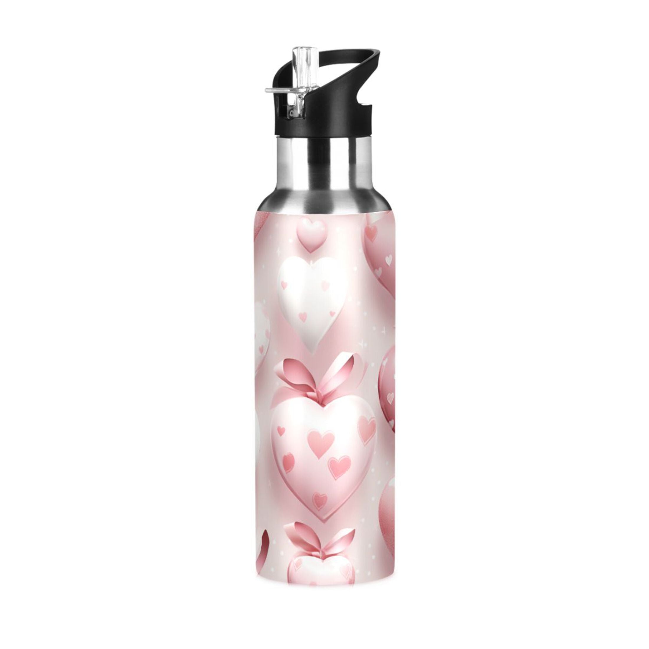 Insulated Thermos Stainless Steel Water Bottle with Straw Lid, 20 oz R17846