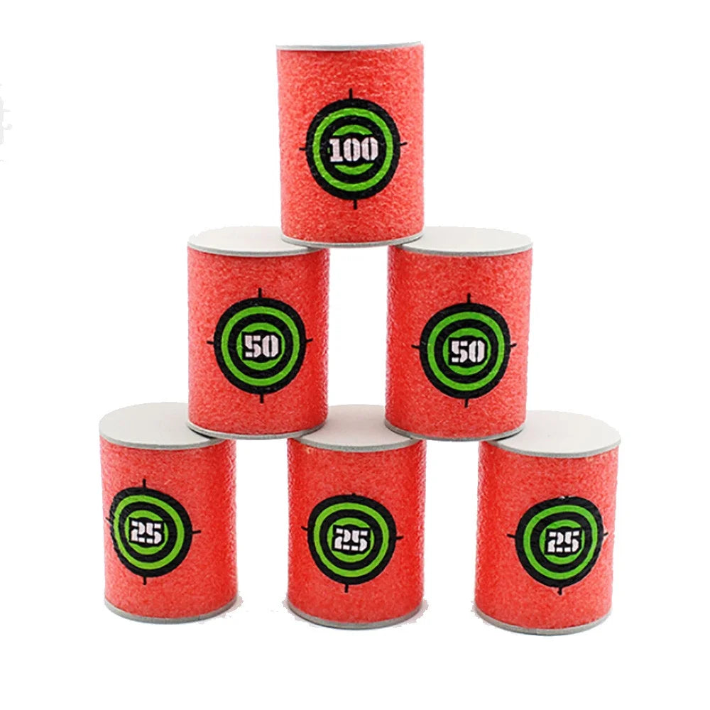 18x EVA Soft Bullet Target Dart Toy M415