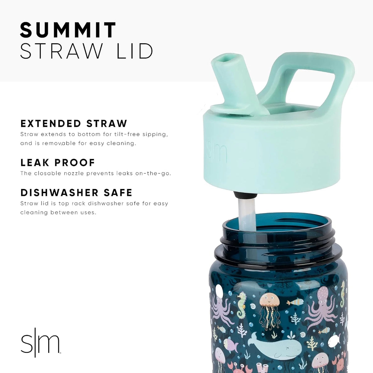 12oz Disney Kids Water Bottle with Straw Lid P425301