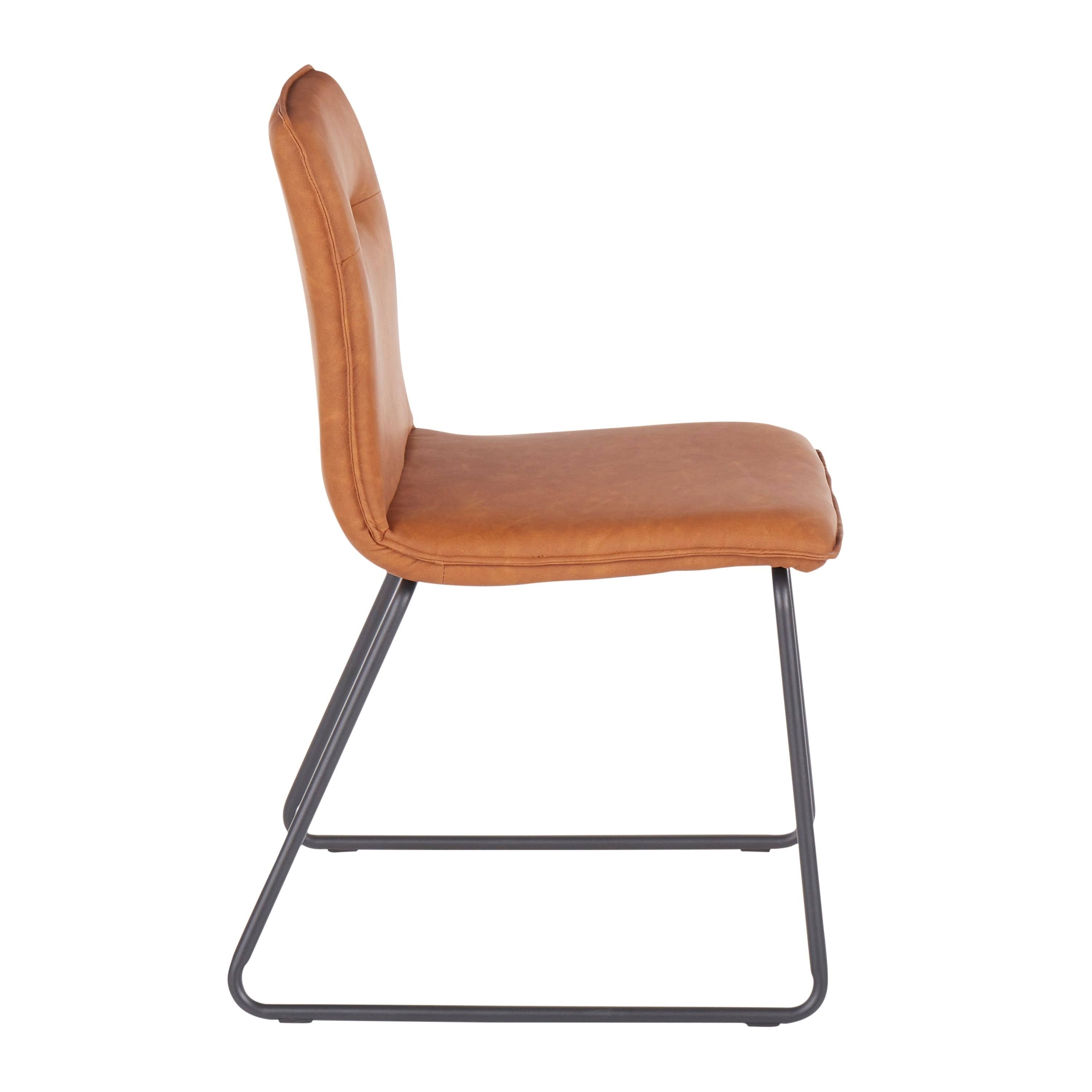 Industrial Dining Chair (Set of 2) Grey Q712457