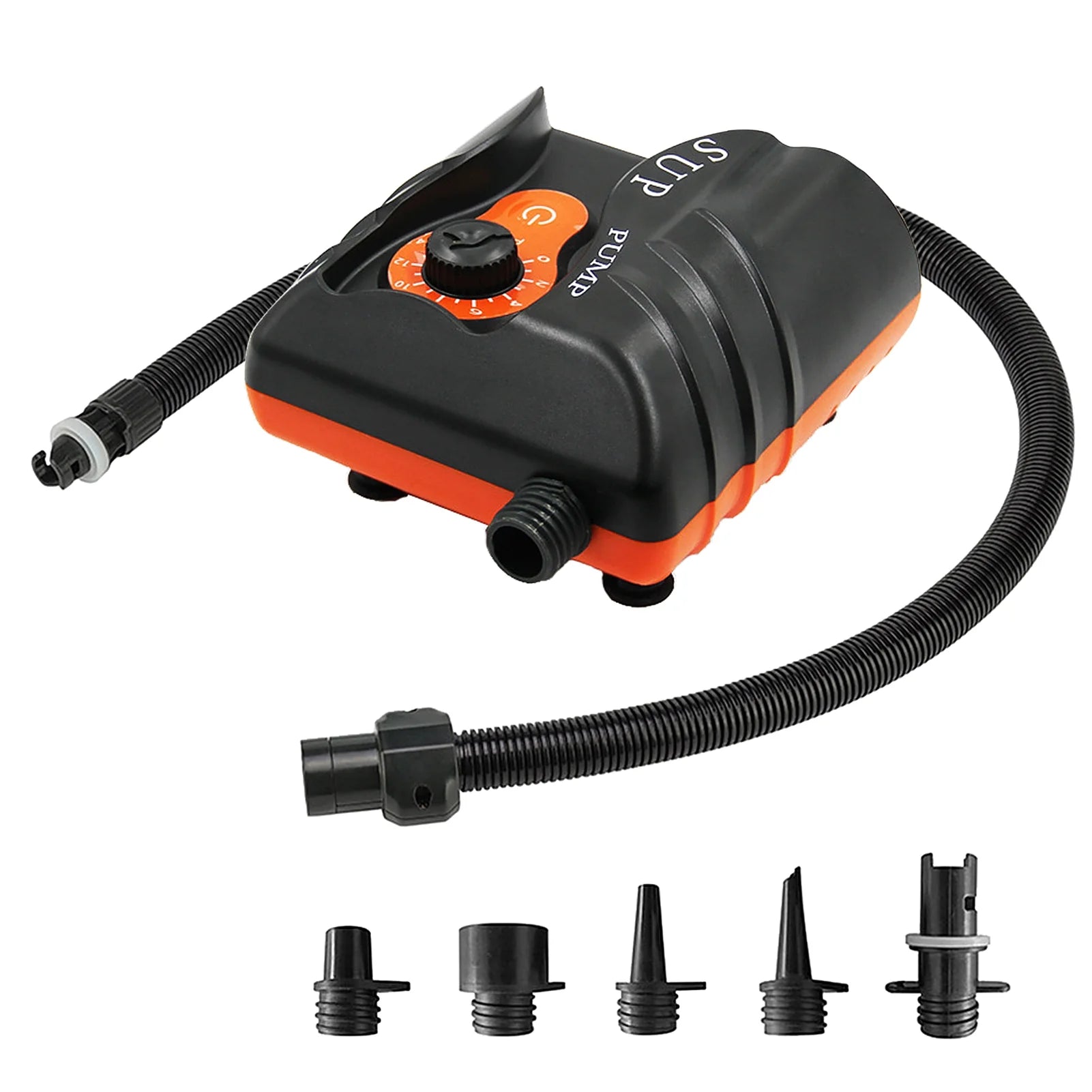 16PSI Electric Inflation Air Pump with 6PCS Nozzles W9645