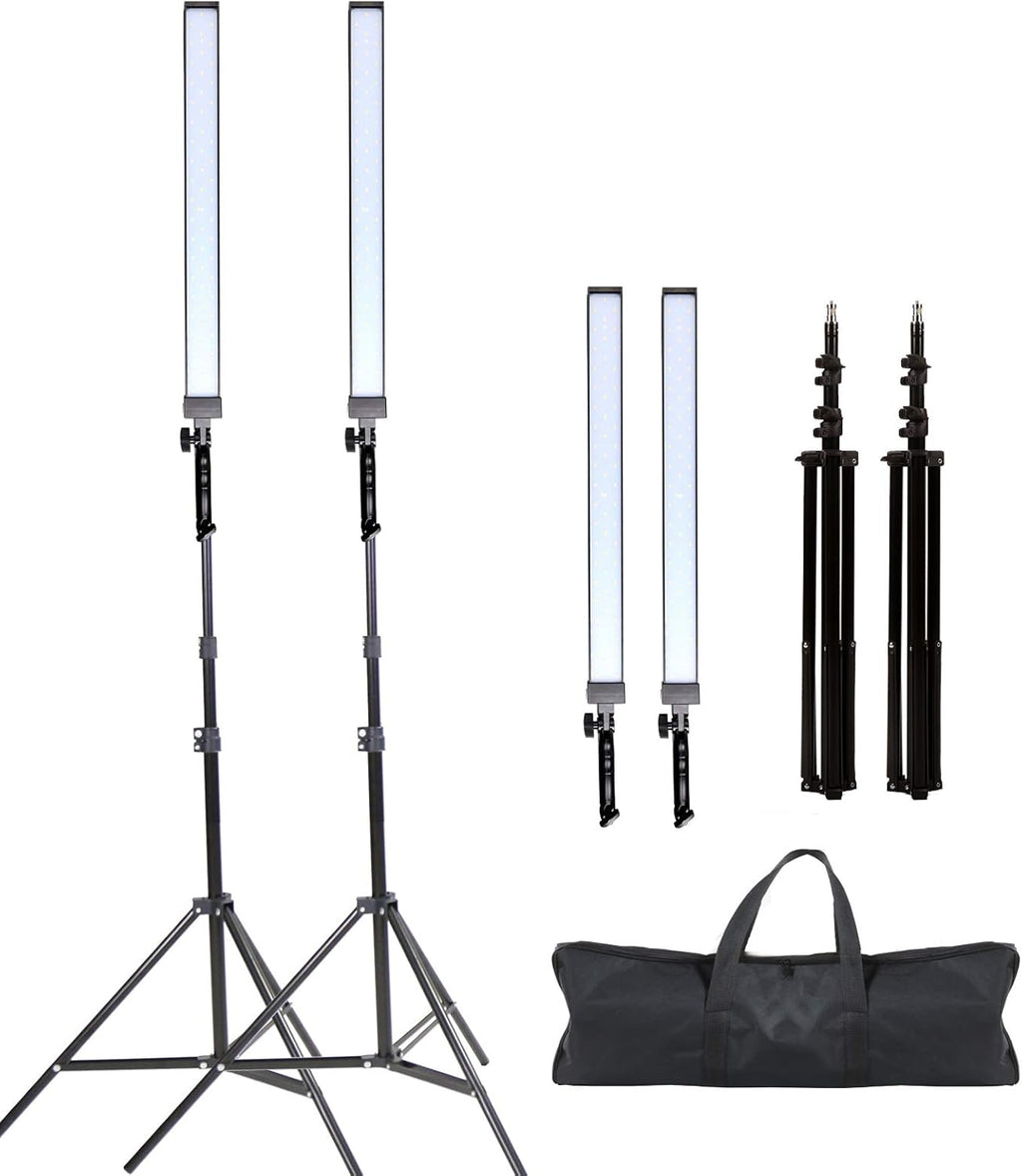 36w Dimmable LED Photography Light Kit with Tripod Stand Bag T48491