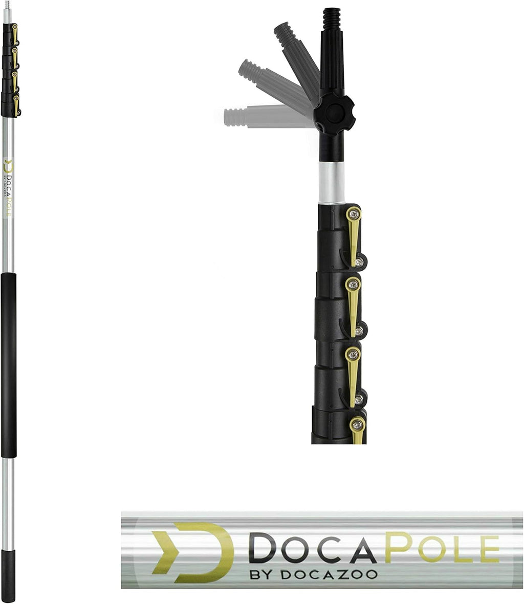 11 Inch Hard Bristle Deck Brush with Telescoping Pole E21822