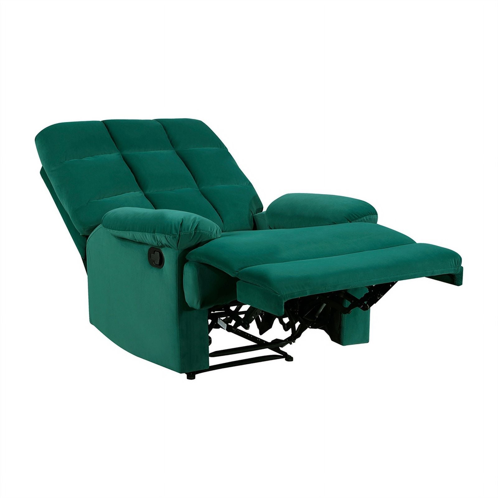 Green Velvet Manual Recliner X60891