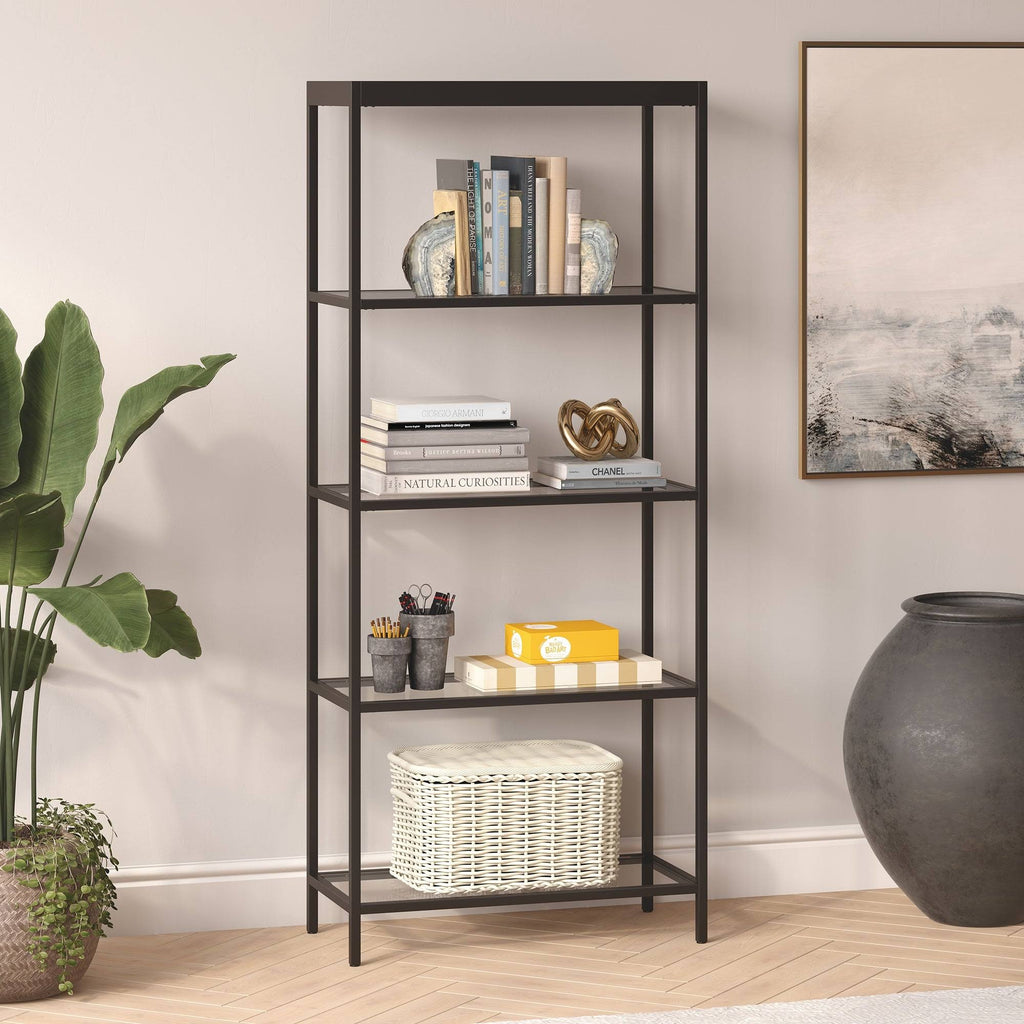 Brass Finish Bookcase F352050