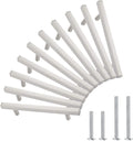 50 Pack Square Cabinet Handle 8.75 Length Satin Nickel K6912
