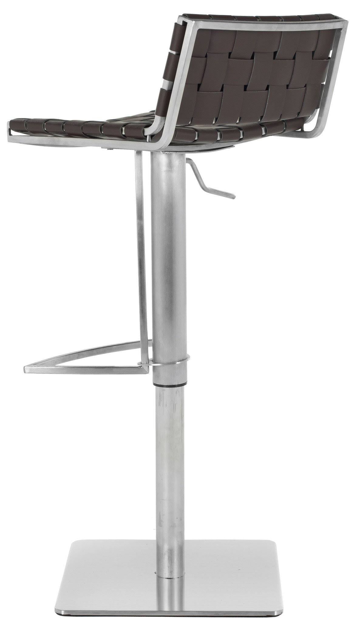 Brown Gas Lift Swivel Bar Stool A29553