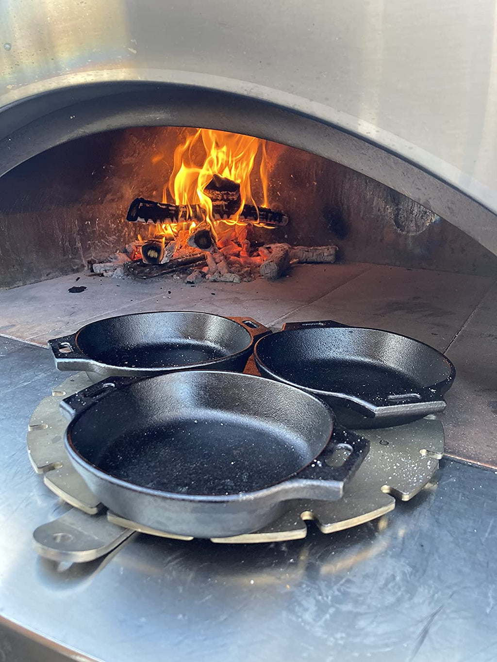 Rotating Cooking System for Wood and Gas Ovens Z244