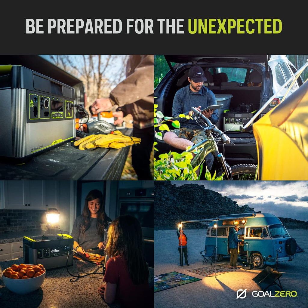 Portable Power Station, 1000 W, Solar-Powered Generator K2352