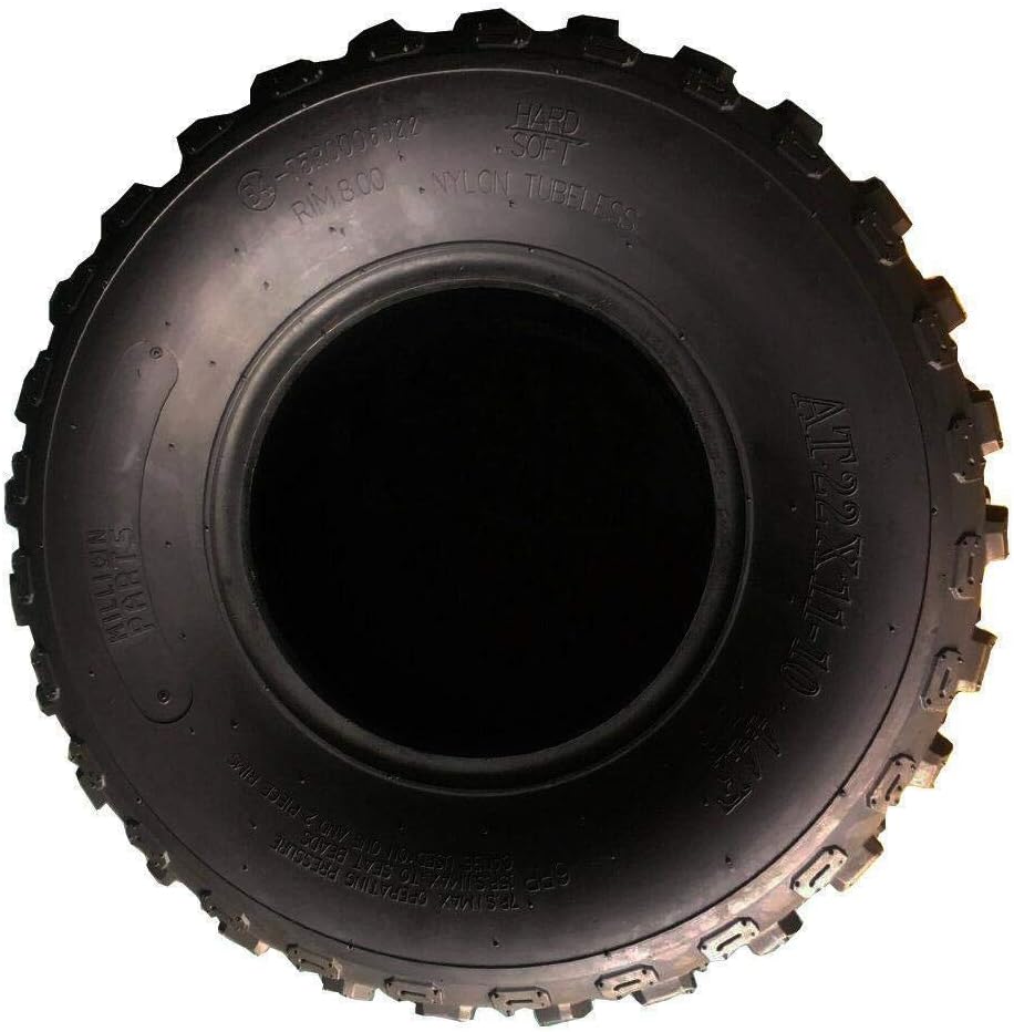 Set of 2 22x11-10 Tubeless ATV Tires M620448