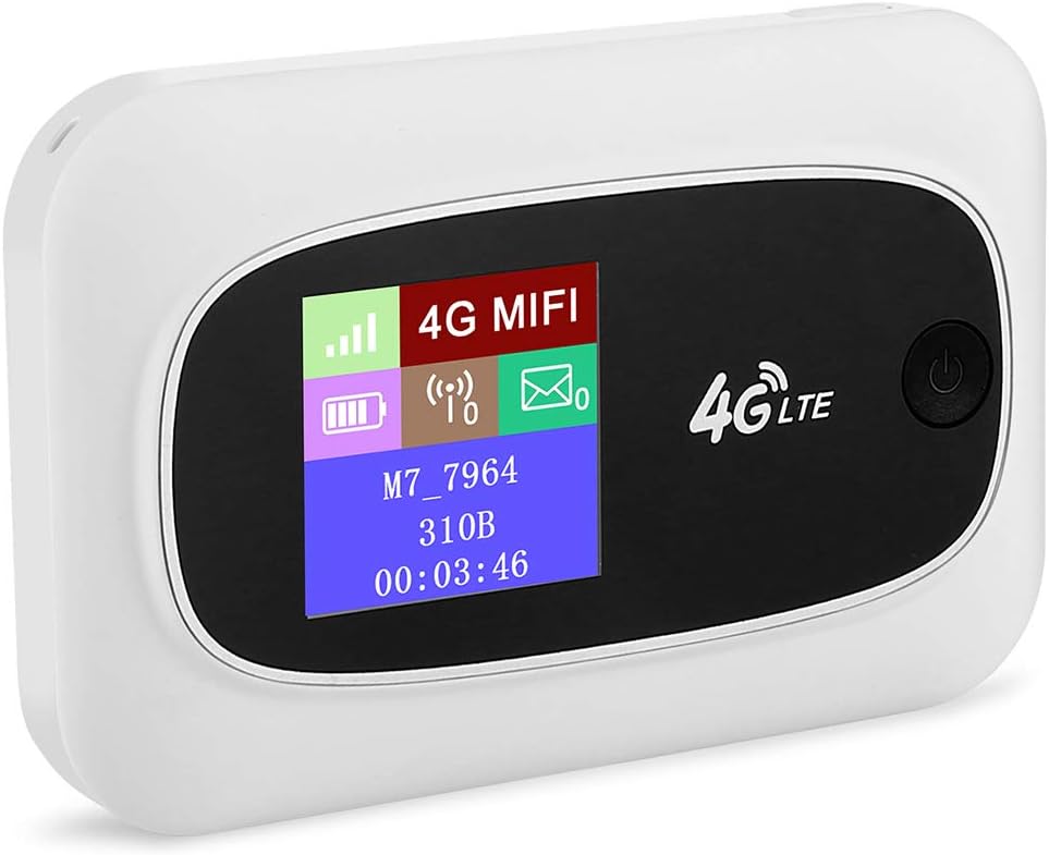 4G LTE Mobile WiFi Hotspot Travel Router Wireless SIM Routers with SD SIM Card Slot Pack of 2 J723