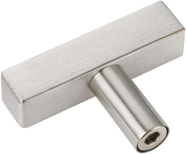 50 Pack Square Cabinet Handle 8.75 Length Satin Nickel K6912