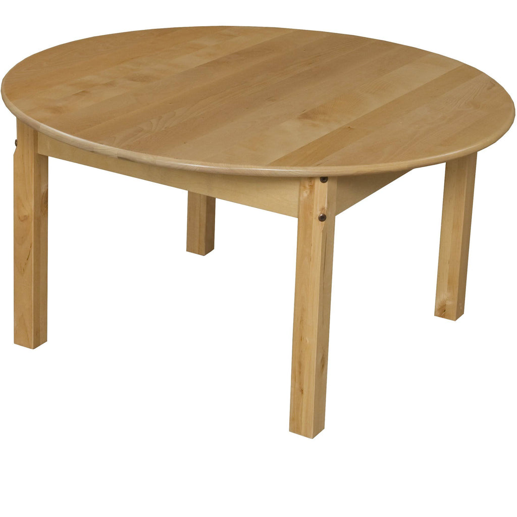 Round Hardwood Table with Legs R767587
