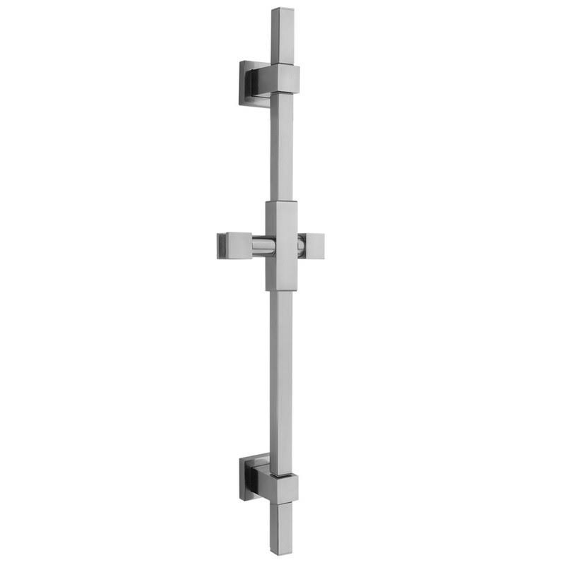 Satin Chrome Adjustable Height and Angle Wall Bar S331