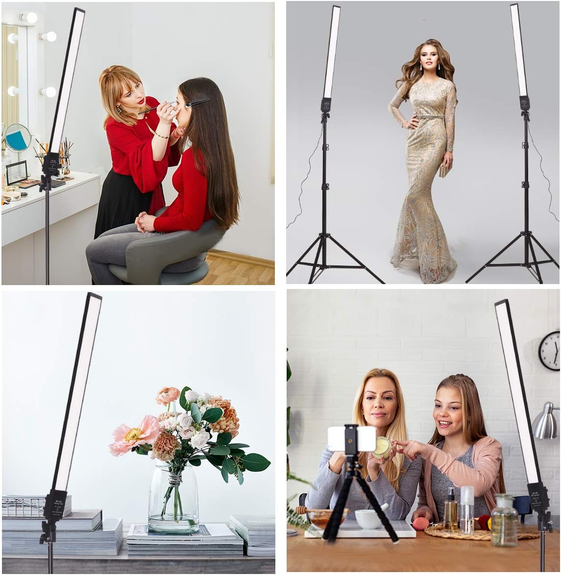 36w Dimmable LED Photography Light Kit with Tripod Stand Bag T48491