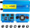 2000W Pure Sine Wave Power Inverter 12V DC to 110V AC with LED Display 3 AC Outlets V87735