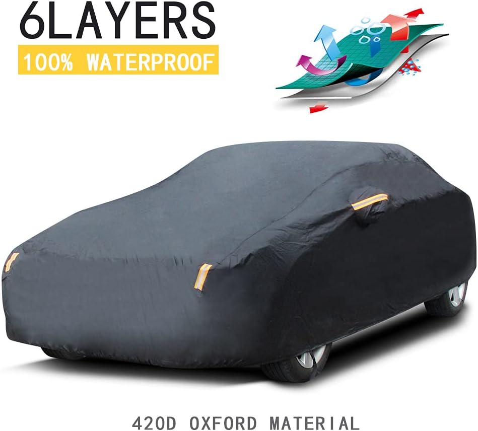 420D Nylon Oxford Waterproof Car Cover K748108