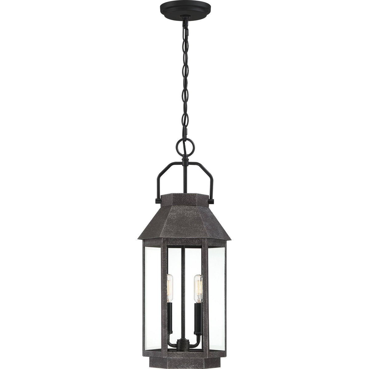 Speckled Black Outdoor Wall Lantern T33697