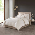 Cotton Blend Duvet Cover Set (White - King) X87936