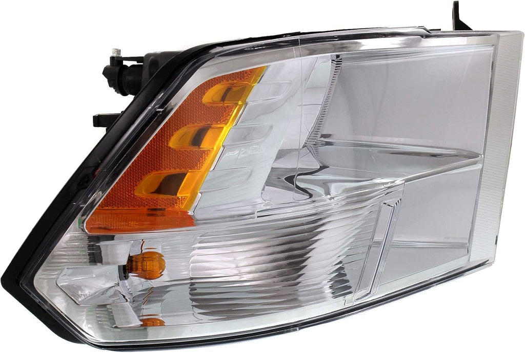 Chrome Halogen Headlight Assembly Passenger Side D331