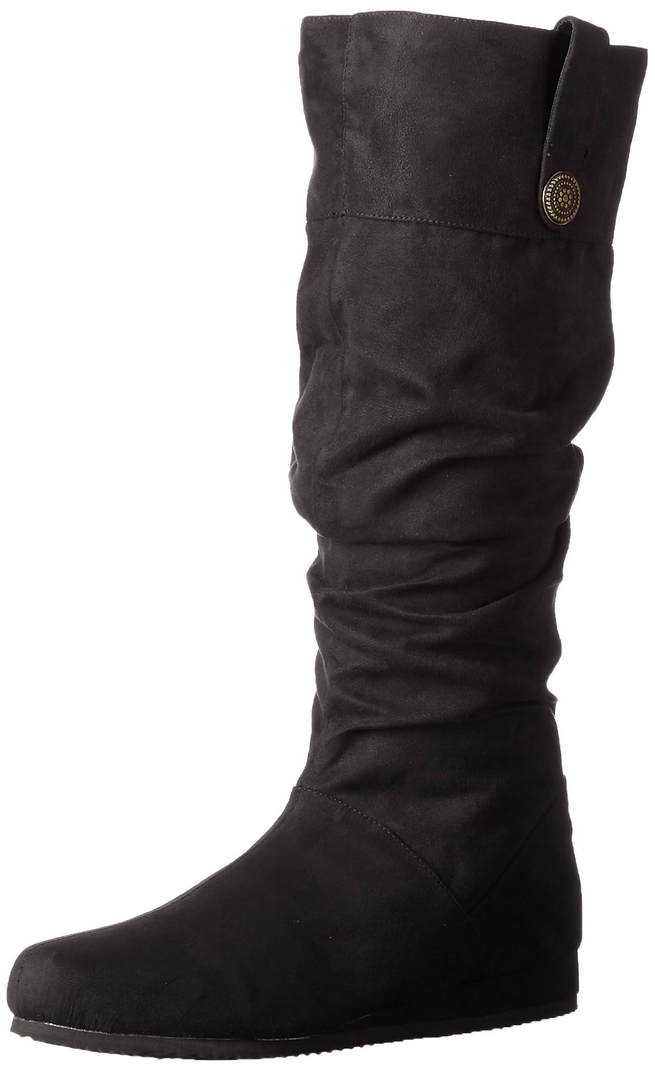 Black Microfiber Renaissance Shoes S653385