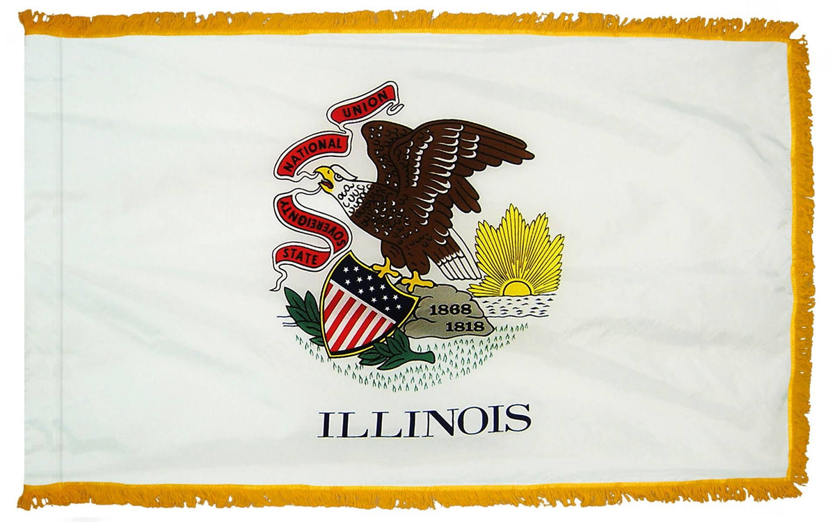 4ft. x 6ft. Fringed Flag with Side Pole Sleeve X855