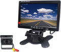 12V 24V Vehicle Backup Camera System Rear View Camera with 7 Monitor and 34 ft AV Cables Y7539