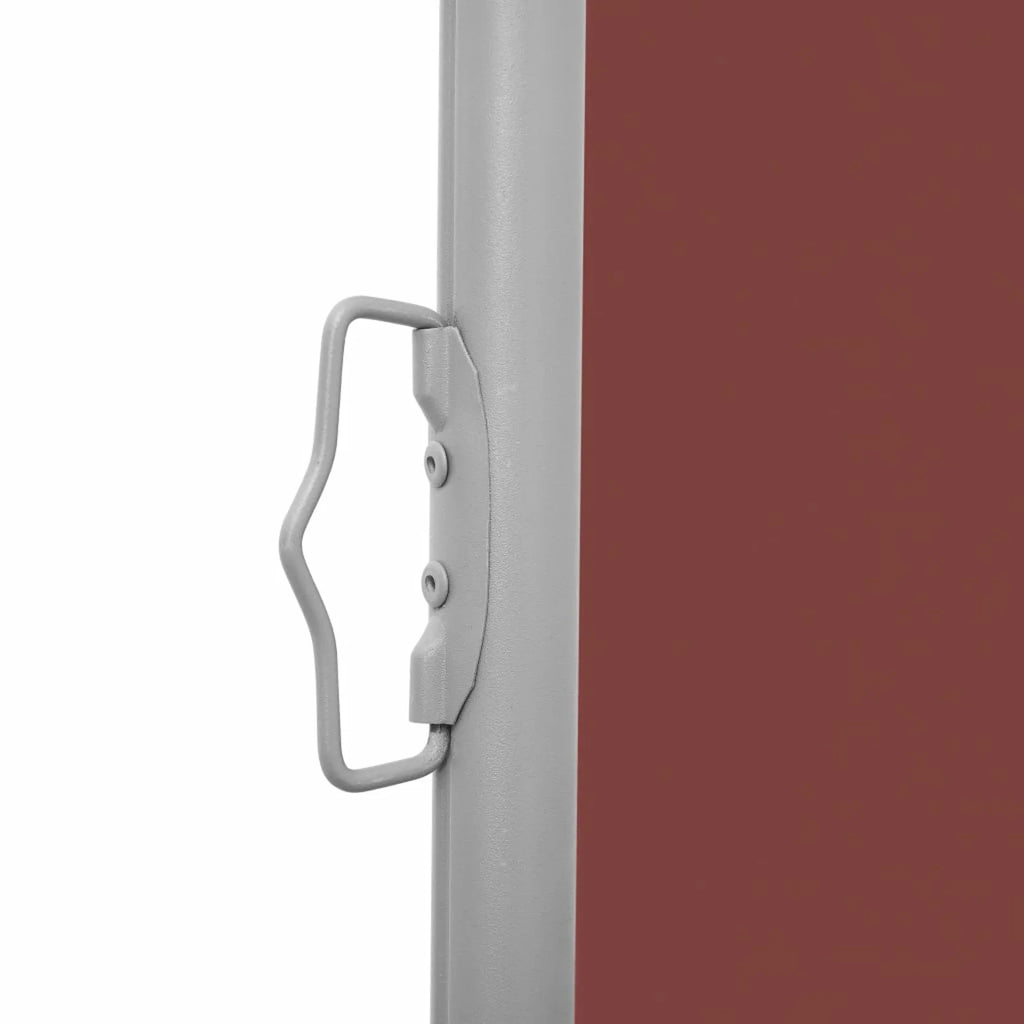 Retractable Side Awning Brown 55.1"x236.2" Y620