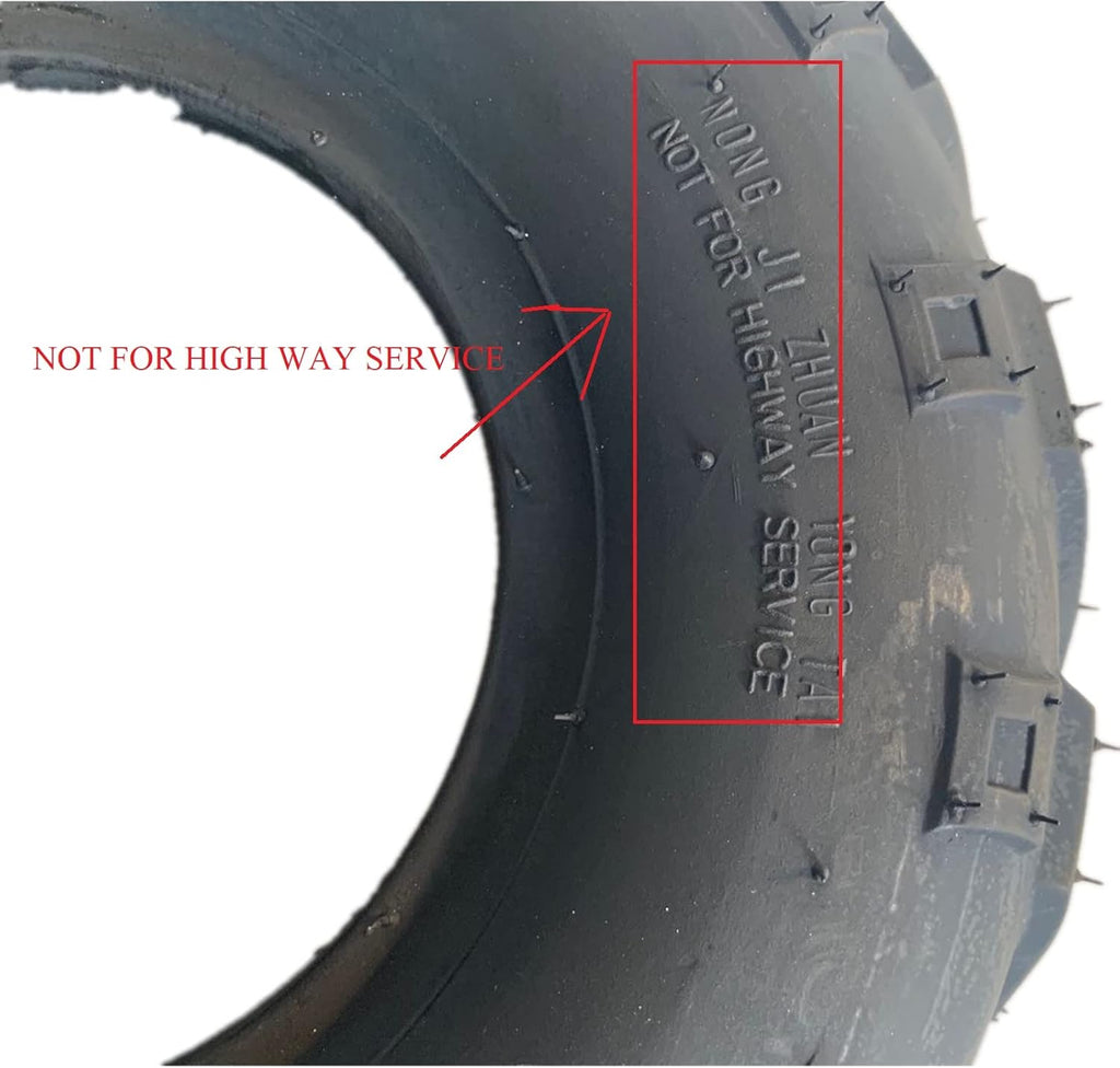 Set of 2 22x11-10 Tubeless ATV Tires M620448