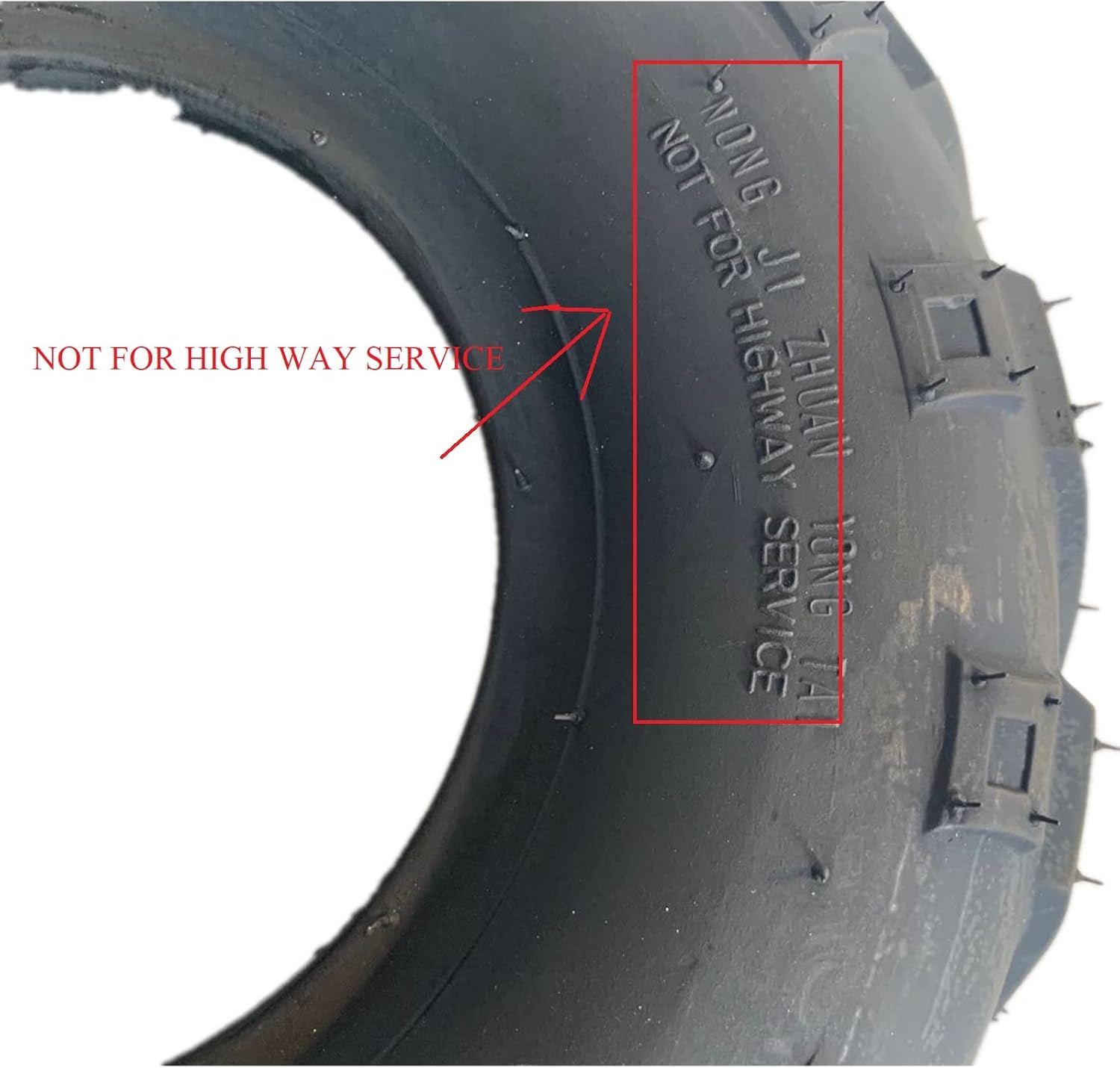 Set of 2 22x11-10 Tubeless ATV Tires M620448