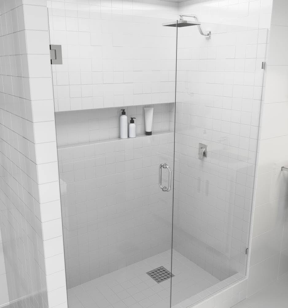 Chrome Frameless Hinged Shower Door N341963