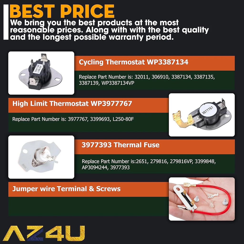 Dryer Heating Element Thermal Cut N709340