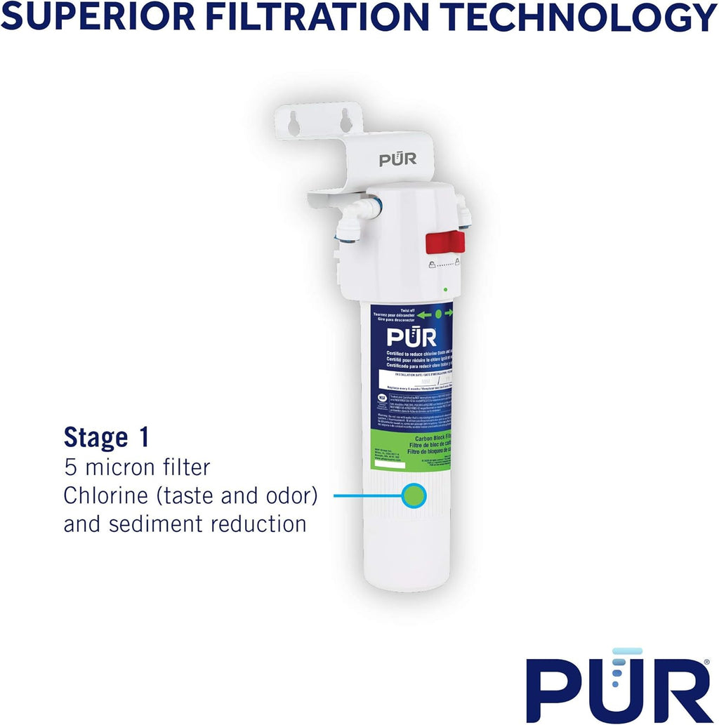 White Pack of 2 Water Filtration System W557181